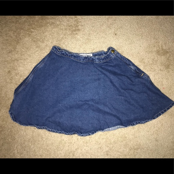 Denim Circle Skirt - Picture 2 of 4
